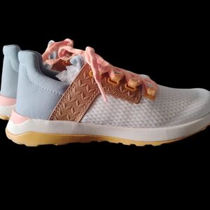 OluKai White and Pink Sneakers Lightweight Modern Design